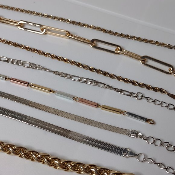 Lot Of 13 Metal Bracelets And Anklets - Picture 7 of 10